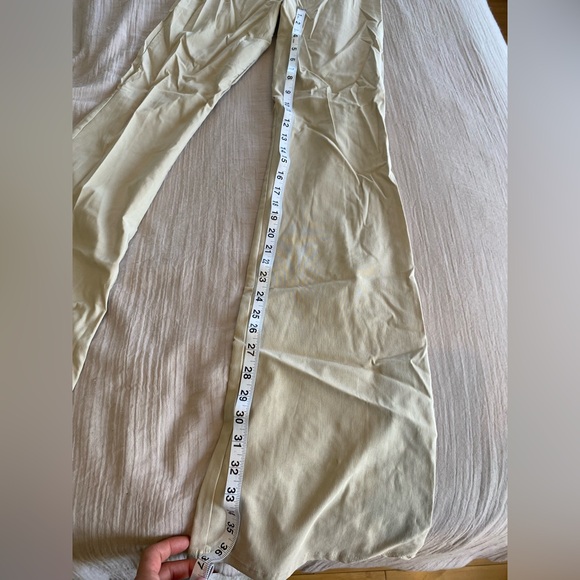 PLT Strapless Cream Slim Jumpsuit Size 8 - Picture 6 of 9